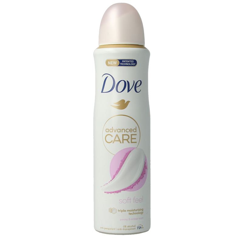 Dove Desodorante en spray soft feel 150 mililitros
