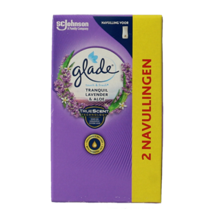 Glade Glade Touch & fresh recambio dúo lavanda / aloe 2 unidades