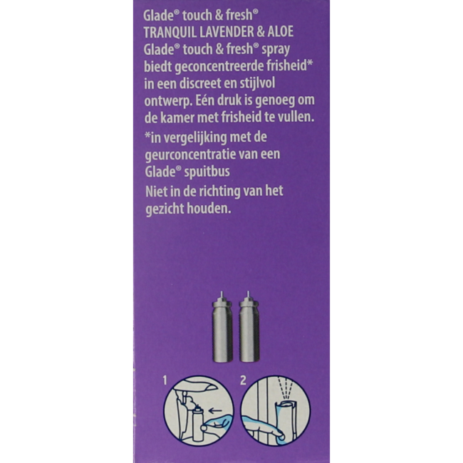 Glade Touch & Fresh recharge duo lavande / aloé 2 pièces