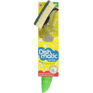 Dishmatic Brosse éponge à récurer avec réservoir 1 unité