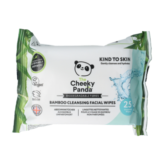The Cheeky Panda Toallitas faciales de bambú The Cheeky Panda sin perfume 25 unidades