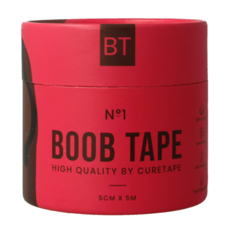 Cure Tape Cure Tape Boobtape no 1 incl. nipple covers - 5cm x 5m blac 1 Stuks