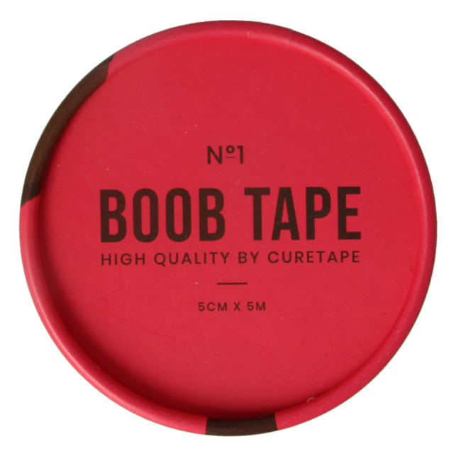 Cure Tape Boobtape n.º 1 incl. cubrepezones - 5 cm x 5 m negro 1 ud.
