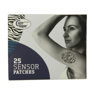 Cure Tape Cure Tape Sensor-Pflaster Zebra 25 Stück