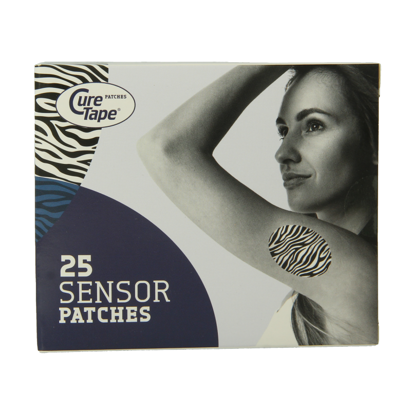 Cure Tape Sensor patch zebra 25 unidades