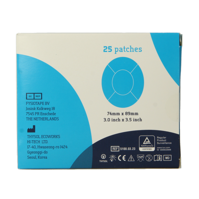 CureTape Sensor Patches Blue (25 Pack)