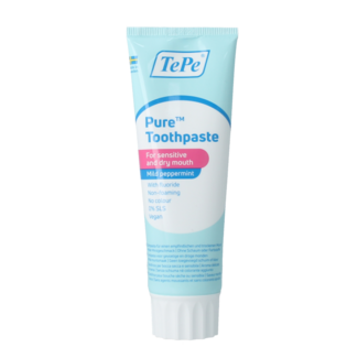 TePe TePe Pure Zahnpasta Sensitive Peppermint 75 Milliliter
