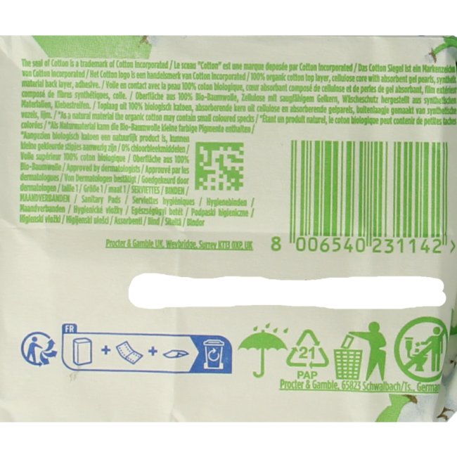 Always Assorbenti Cotton Protection Normali 11 Pezzi