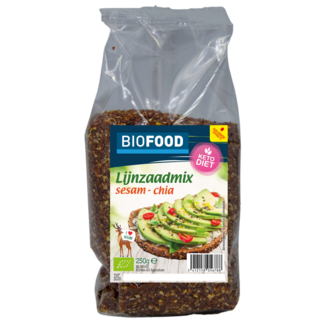 Biofood Biofood Flaxseed mix sesame chia organic 250 Gram