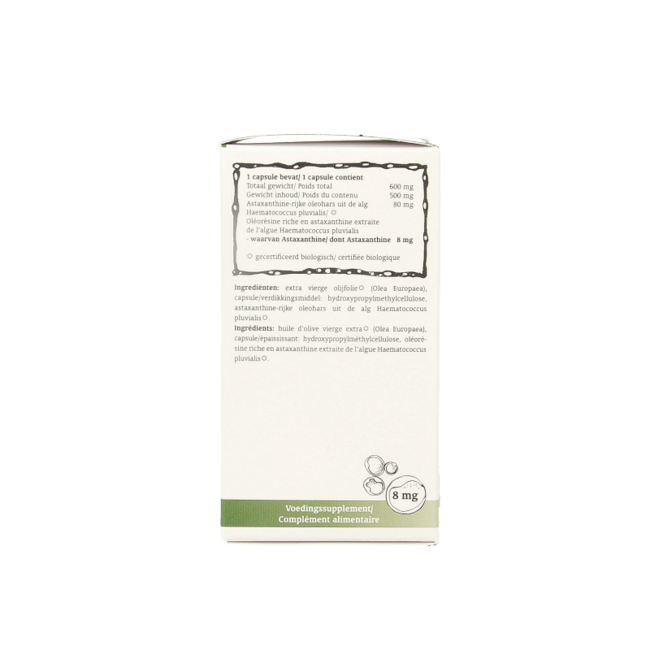 Astaxantina bio 60 Cápsulas vegetarianas