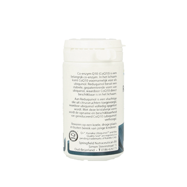 Springfield Reduquinol 100 mg Dose 60 Softgels
