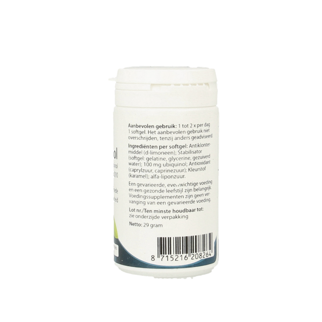 Springfield Reduquinol 100 mg Dose 60 Softgels