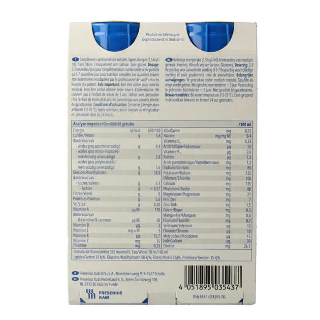 Fresubin Energy drink banaan 4 Stuks