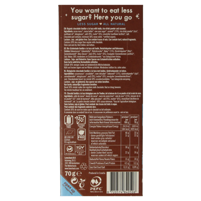 Dream coconut bio 70 Gram