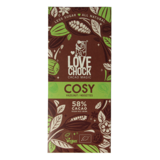 Lovechock Cosy hazelnut organic 70 Gram