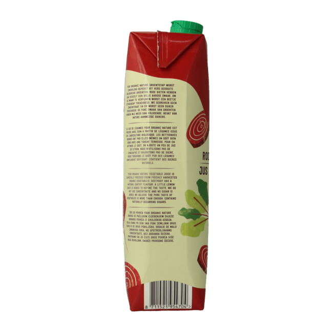 Sok z czerwonych buraków bio 1 litr