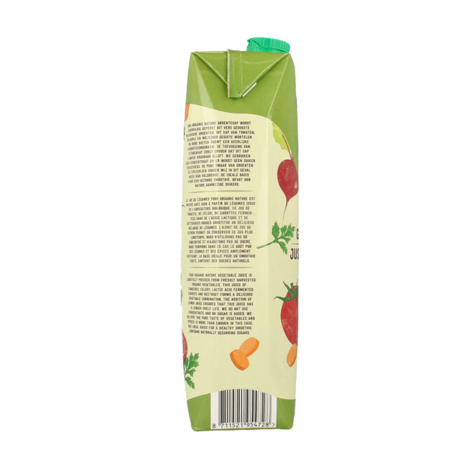 Zumo de verduras mixto bio 1 Litro