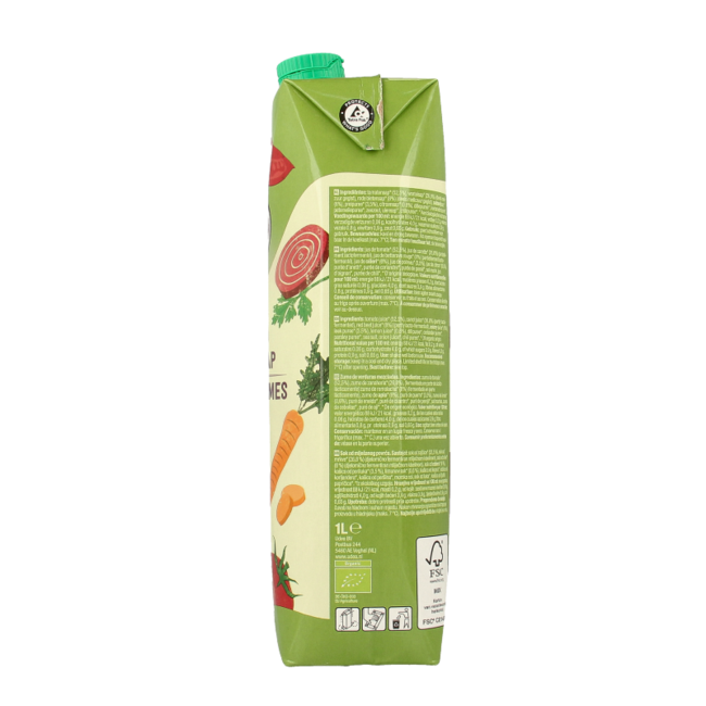 Zumo de verduras variado bio 1 litro
