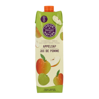 Your Organic Nature Apple juice freshly pressed organic 1 Litre