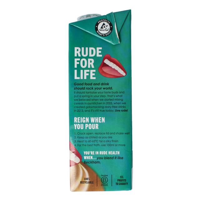 Rude Health Organic Soya Barista 1 Litre