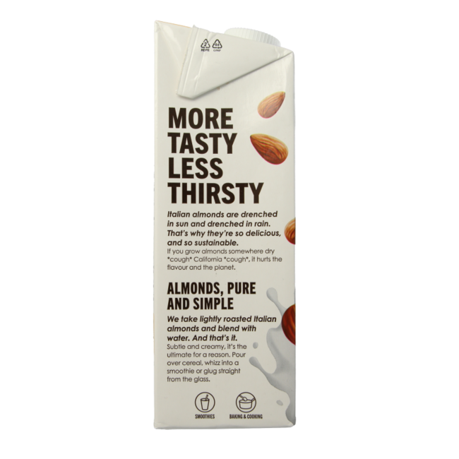 Ultimate organic almond drink 1 Litre