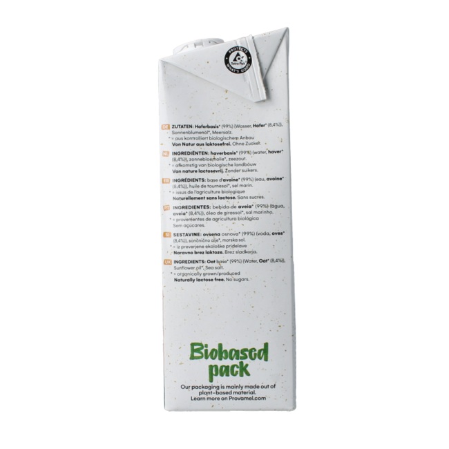 Provamel Haferdrink zuckerfrei Bio 1 Liter