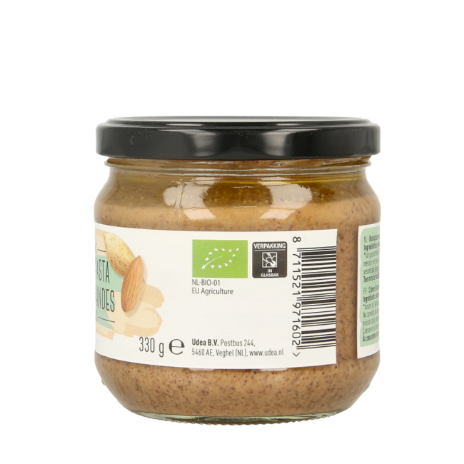Crema de almendras ecológica Nice & Nuts 330 g