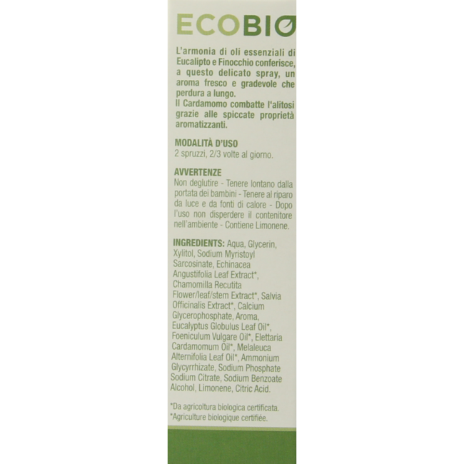 Curasept Ecobio spray 20 Millilitres