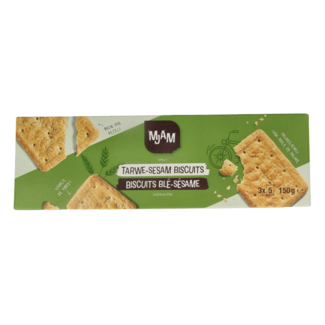 Mjam Mjam Galletas de trigo y sésamo bio 150 Gramos