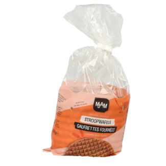 Mjam Mjam Stroopwafel de caramelo y sal marina bio 240 g