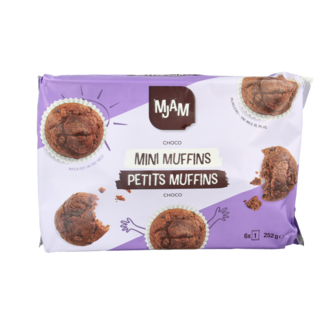 Mjam Mjam Organic chocolate muffins 252 Gram
