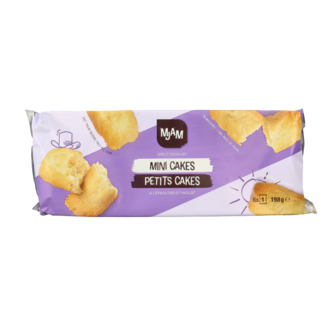 Mjam Mjam Mini cakes natural bio 198 gramos