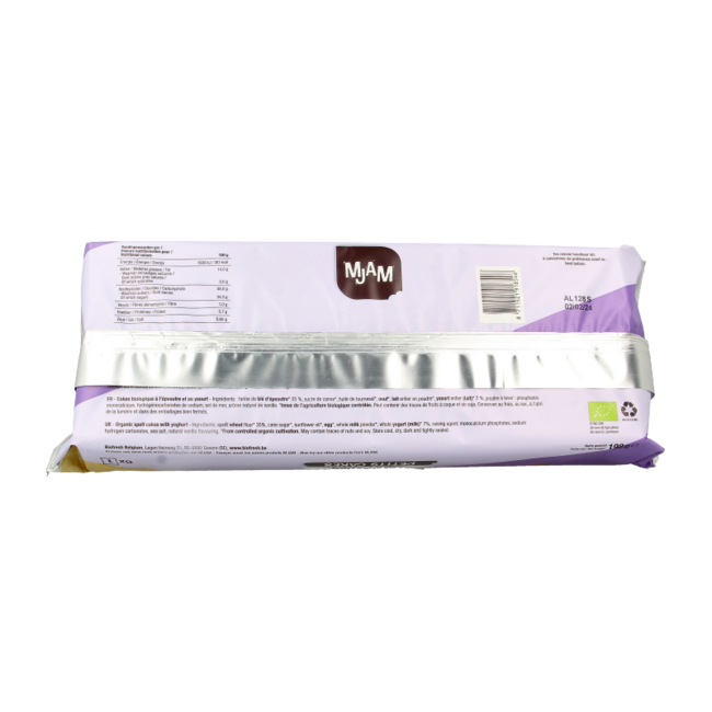 Mjam Mini pasteles naturales bio 198 gramos