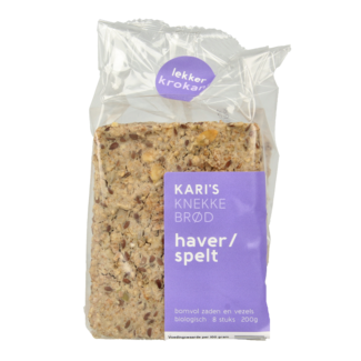 Kari's Crackers Gallette Knekkebrod avena/farro bio 200 Grammi