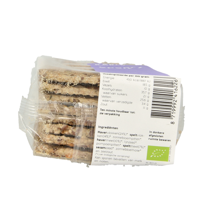 Knekkebrod oat/spelt organic 200 Gram