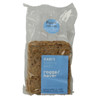 Kari's Crackers Knekkebrod seigle/avoine bio 180 grammes