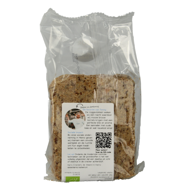 Knäckebrot Roggen/Hafer Bio 180 Gramm