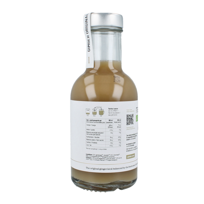 Gimber No. 1 oryginalny koncentrat imbirowy bio 200 mililitrów