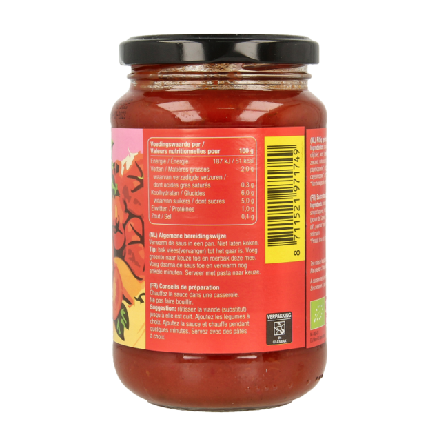 Fertilia Pastasoße piccante bio 350 Gramm