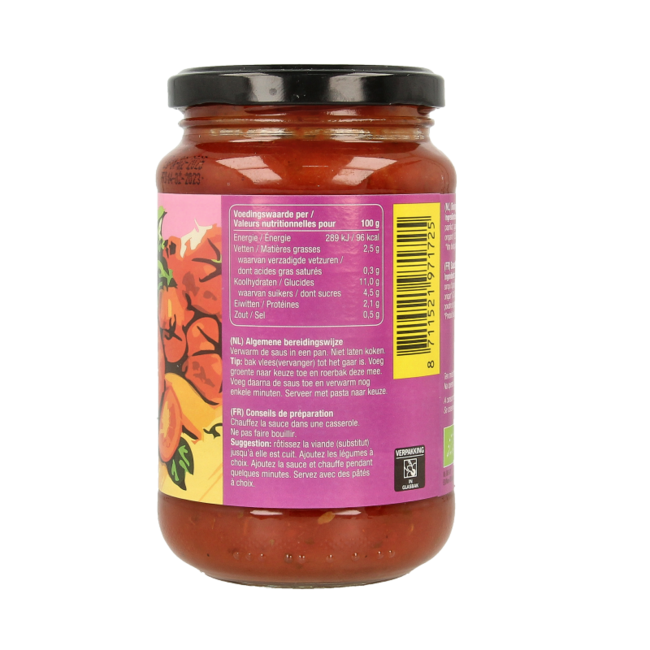 Fertilia Pasta sauce oregano organic 350 Gram