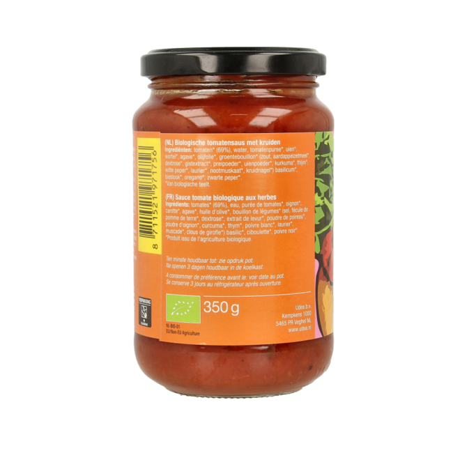 Salsa para pasta tradicional ecológica 350 g