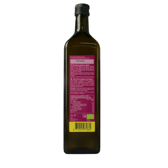 Spanish organic olive oil 1 Litre