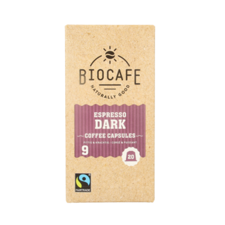 Biocafe Espresso-Kapseln Bio 20 Stück
