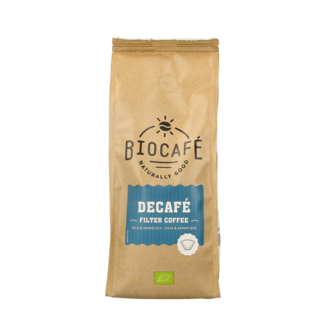Biocafe Caffè filtro decaffeinato/decaf bio 250 Grammi