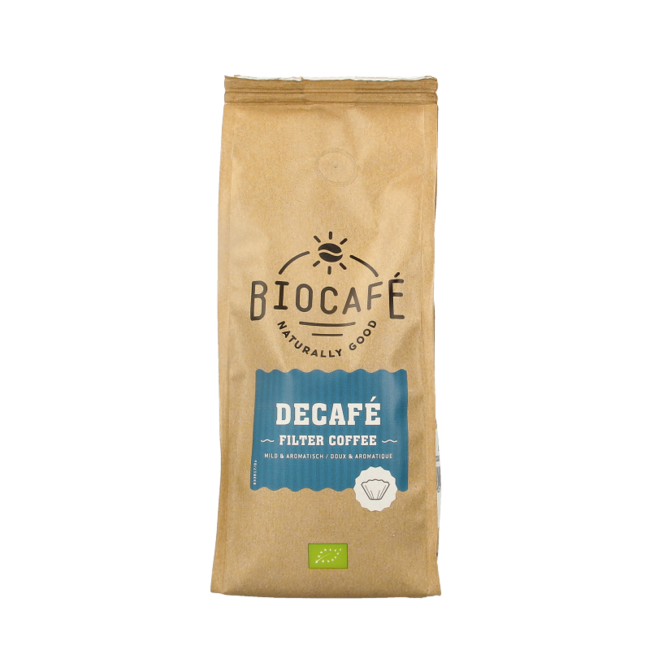Filter coffee decaffeinated/decaf organic 250 Gram