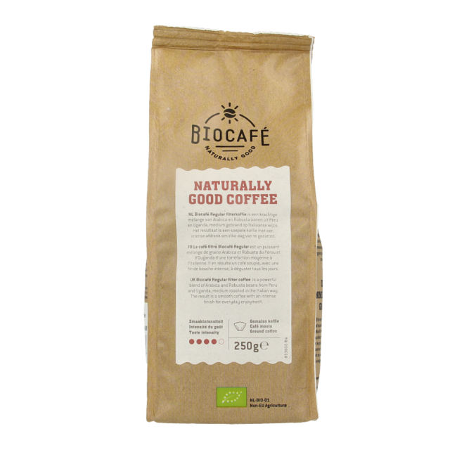 Filterkaffee regular bio 250 Gramm