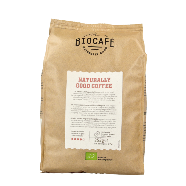 Monodosis de café regular bio 36 unidades