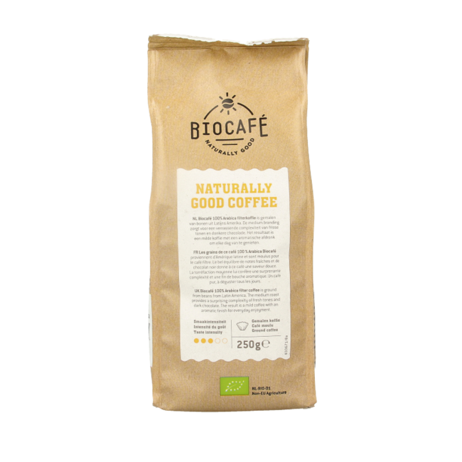 Café de filtro 100 % arábica ecológico 250 g