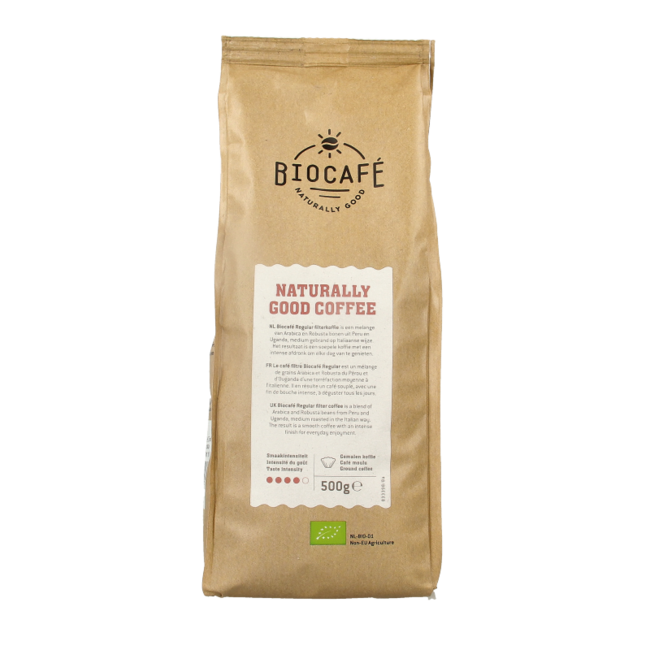 Café de filtro regular bio 500 gramos