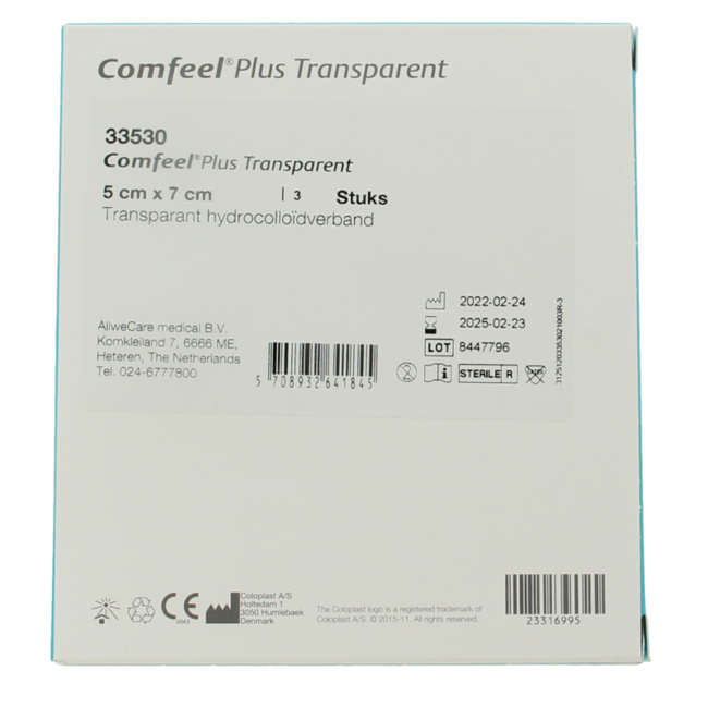 Medeco Comfeel plus 5 x 7cm trasparente 3 Pezzi